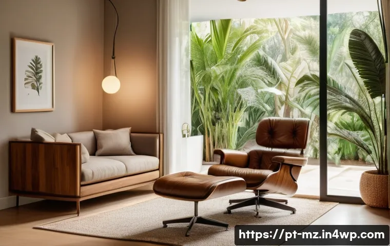 내러티브 방법론을 활용한 심리치료 - A warm and inviting therapy room in a modern Brazilian home, featuring soft natural light filtering ...